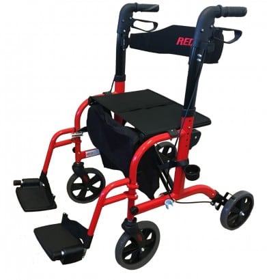 Redgum Dual Walker - 2 In 1 Wheelchair/Walker