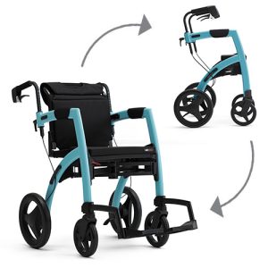 Rollz Motion 2 in 1 Walking Frame Wheelchair